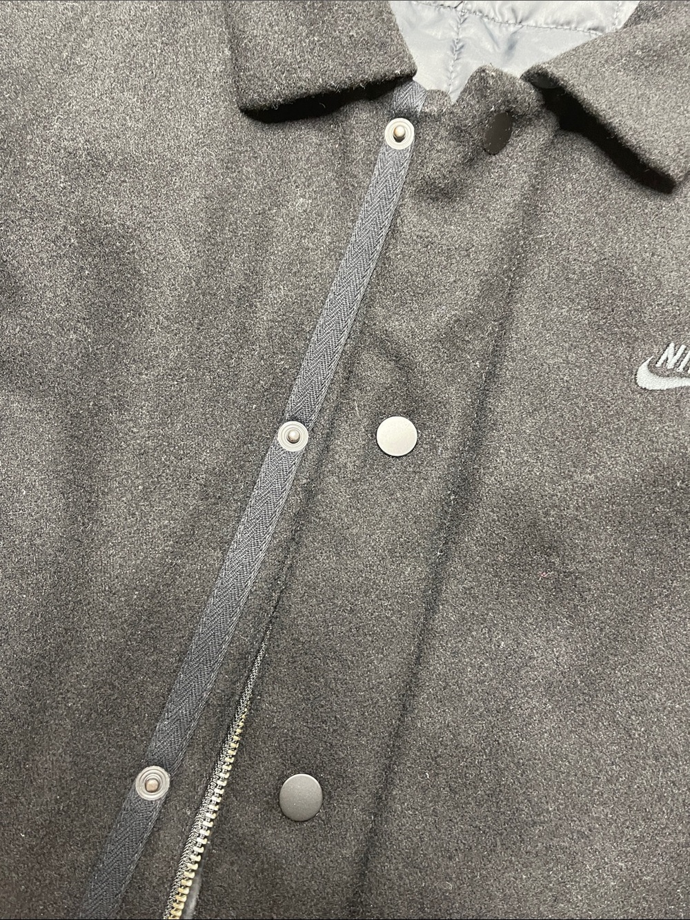 Nike Men's Warm Wool Blend Casual Jacket - Picture 6 of 13